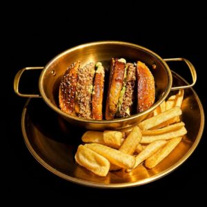 Бублі бургер Cheese Crabcake 440 г — меню MEDУЗА, Полтава